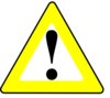 Apr1a Yellow Black Warning Clip Art