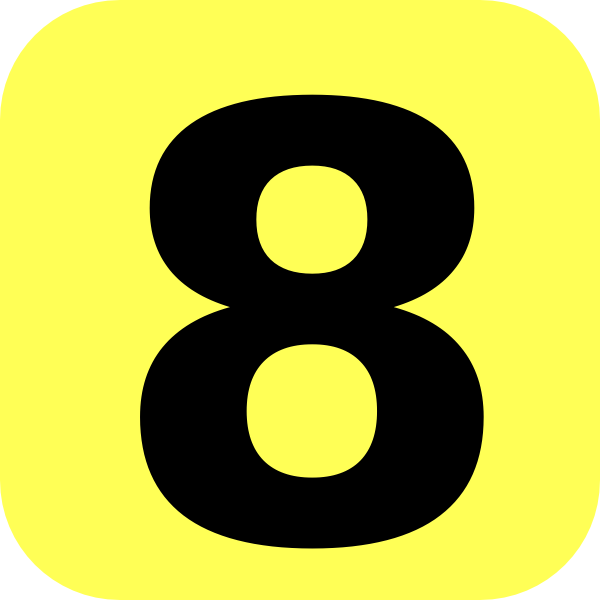 yellow numbers free clip art - photo #31