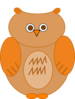 Owl Brown Clip Art
