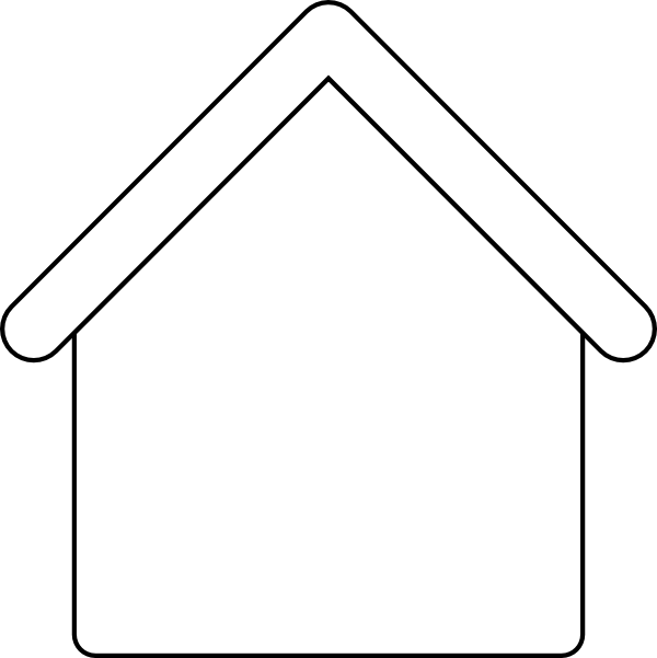 clipart house outline - photo #10