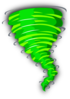 Green Tornado Clip Art