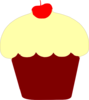 Red Velvet Cupcake Clip Art