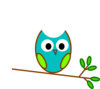 Blue Owl Clip Art