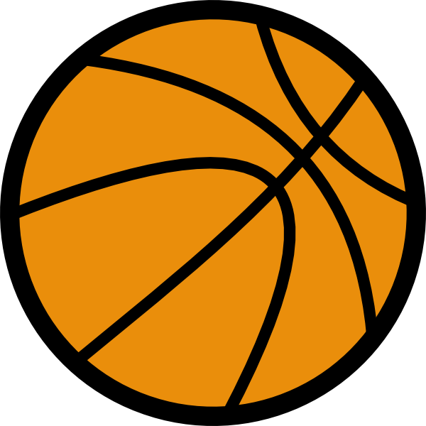 clipart of a basketball - photo #5