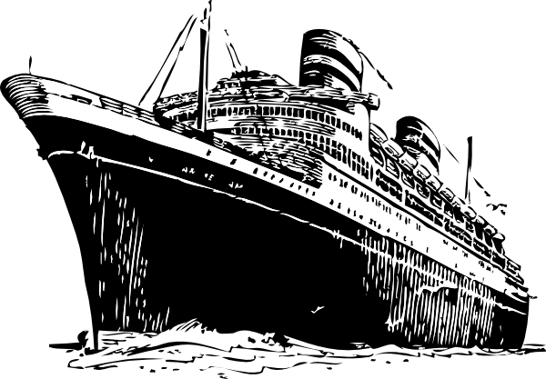 ship clipart black and white - photo #24