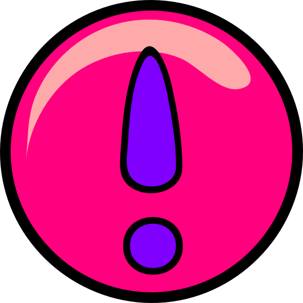 clipart exclamation mark - photo #4