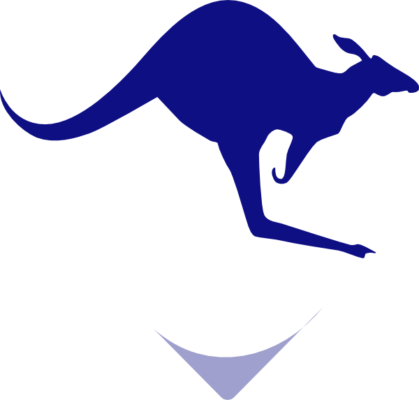 free clip art kangaroo outline - photo #3