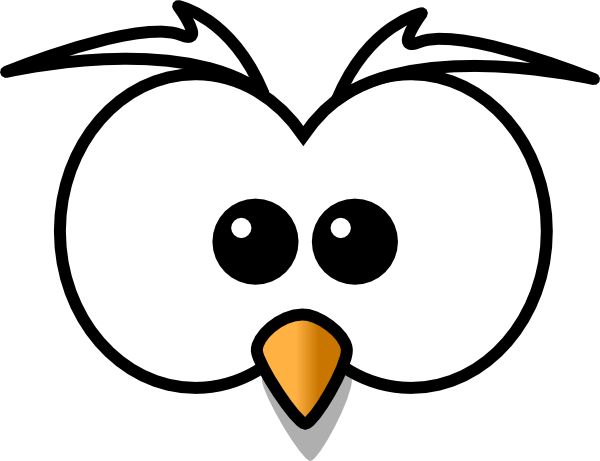 owl clip art outline - photo #16