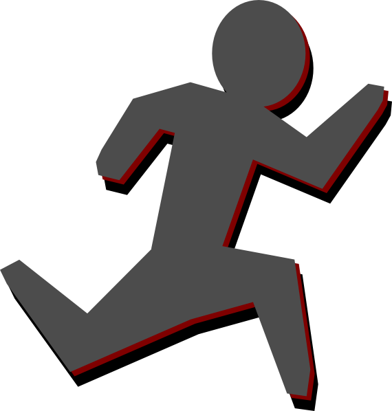clipart of man running - photo #32