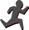 Awesome Running Man Clip Art
