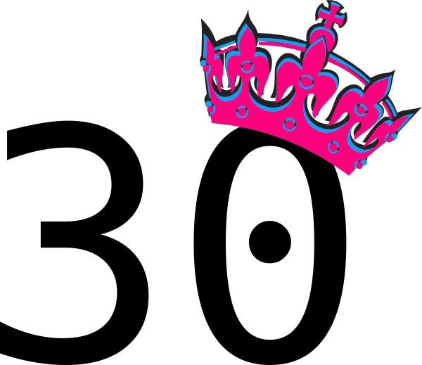 pink-tilted-tiara-and-number-30-clip-art-at-clker-vector-clip-art