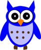 Blue Owl Clip Art