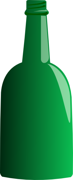 Green Bottle 2 Clip Art at Clker.com - vector clip art online, royalty