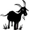 Black Goat Clip Art