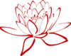 Red Lotus Clip Art