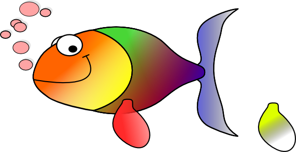 clip art rainbow fish - photo #4