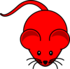 Dark Red Mouse Clip Art
