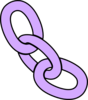 Violet Chain Clip Art