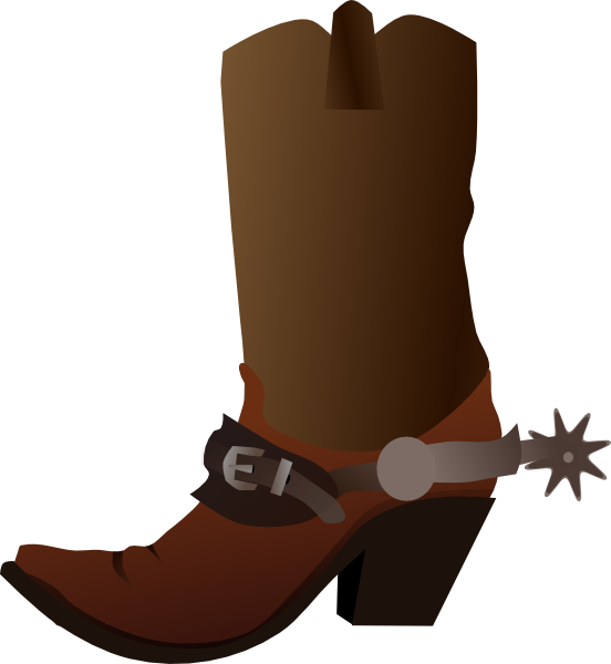 clipart cowgirl boots - photo #6