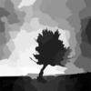 Tree Alone Filter Clip Art