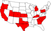 States I Have Serviced 004 Clip Art
