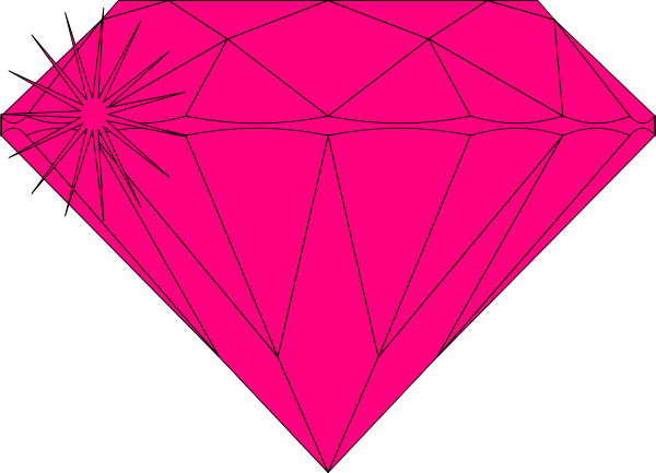 pink diamond clip art free - photo #5