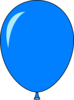 New Blue Balloon - Light Lft Clip Art