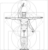 Vitruvian-groot Clip Art