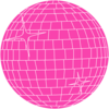 Pink Disco Ball Clip Art