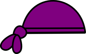 Purple Bandana Clip Art