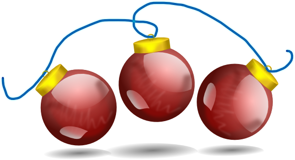 clipart of christmas balls - photo #13