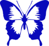 Blue Butterfly Clip Art