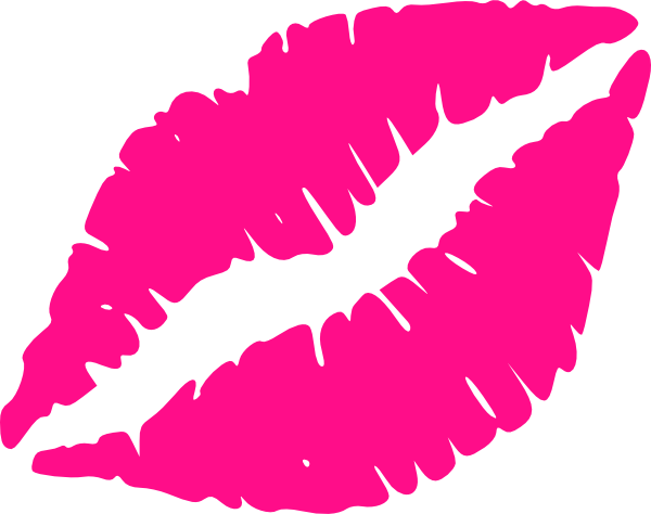 free clipart pink lips - photo #12