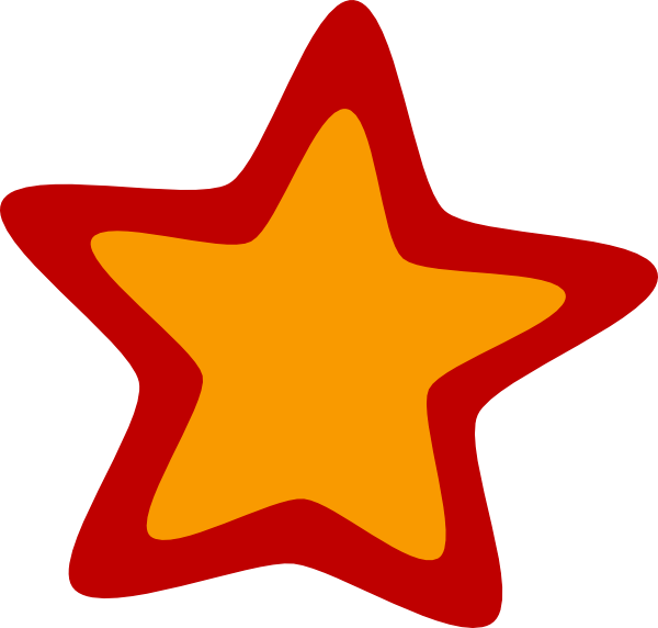 yellow star clip art free - photo #50