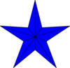 Star Blue Mb Clip Art