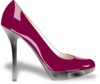 Purple High Heel Clip Art