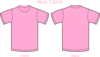 Pink Tshirts Clip Art