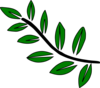 10 Leaf Stem Clip Art