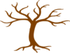 Brown Tree Bare Clip Art