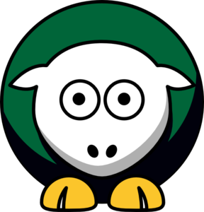 Sheep - George Mason Patriots - Team Colors - College Football Clip Art