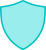 New Blue Crest Shield Clip Art