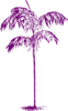 Purple Palm Clip Art