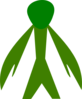 Alien Stick Figure Clip Art