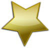 Gold Star Clip Art