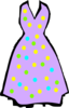 Purple Dress Clip Art