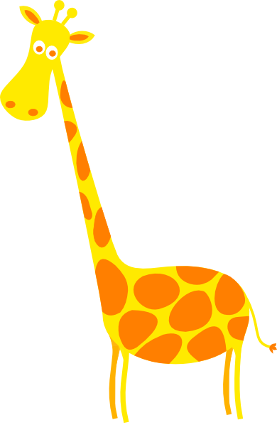 yellow giraffe clipart - photo #14