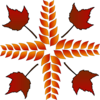 Maple Cross 2 Clip Art