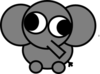Cute Elephant Clipart Md Image