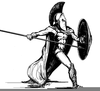 Persian Soldier Clipart Image