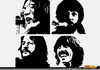 Beatles Band Clipart Image